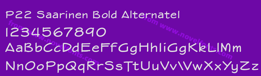 P22 Saarinen Bold Alternate1Preview P22 Saarinen Bold Alternate1Preview