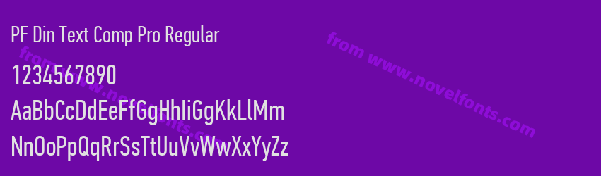 PF Din Text Comp Pro RegularPreview PF Din Text Comp Pro RegularPreview