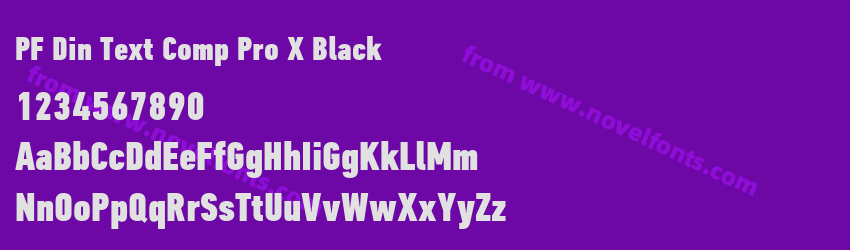 PF Din Text Comp Pro X BlackPreview PF Din Text Comp Pro X BlackPreview