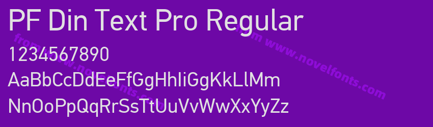 PF Din Text Pro RegularPreview PF Din Text Pro RegularPreview