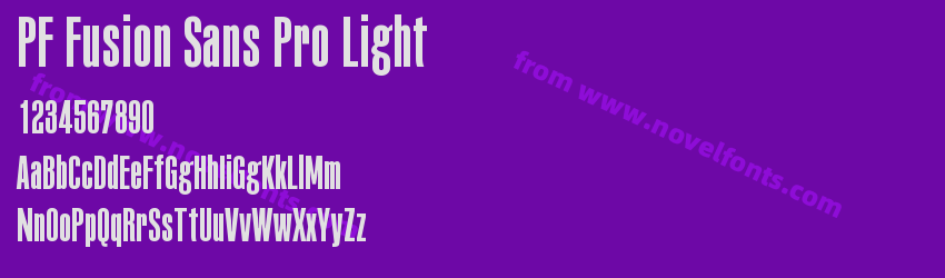 PF Fusion Sans Pro LightPreview PF Fusion Sans Pro LightPreview