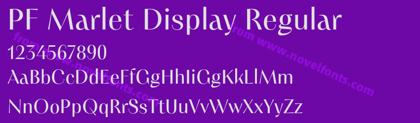 PF Marlet Display RegularPreview PF Marlet Display RegularPreview