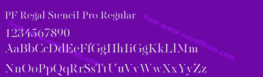 PF Regal Stencil Pro RegularPreview PF Regal Stencil Pro RegularPreview