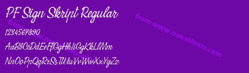 PF Sign Skript RegularPreview PF Sign Skript RegularPreview