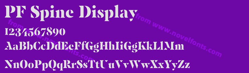 PF Spine DisplayPreview PF Spine DisplayPreview