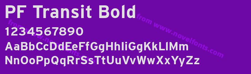 PF Transit BoldPreview PF Transit BoldPreview