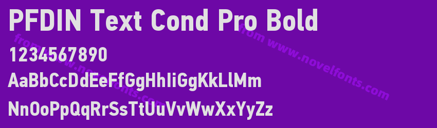 PFDIN Text Cond Pro BoldPreview PFDIN Text Cond Pro BoldPreview