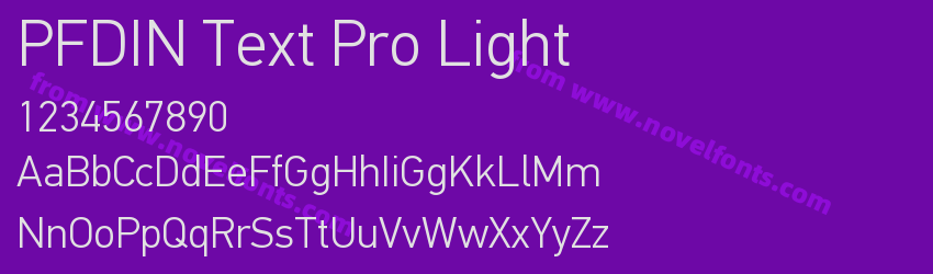 PFDIN Text Pro LightPreview PFDIN Text Pro LightPreview