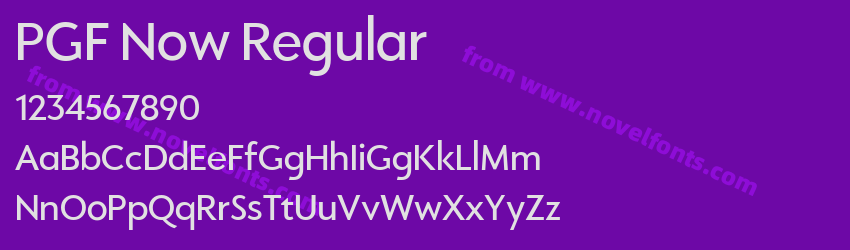 PGF Now RegularPreview PGF Now RegularPreview