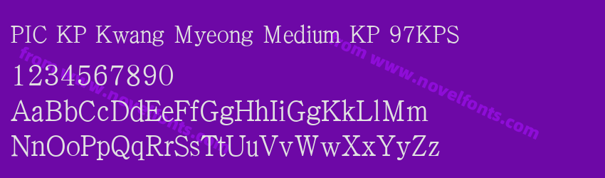 PIC KP Kwang Myeong Medium KP 97KPSPreview PIC KP Kwang Myeong Medium KP 97KPSPreview