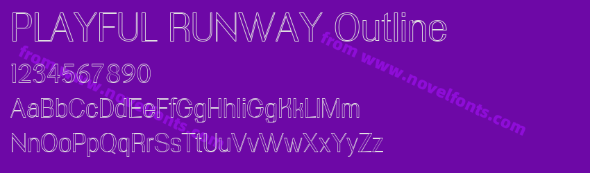 PLAYFUL RUNWAY OutlinePreview PLAYFUL RUNWAY OutlinePreview