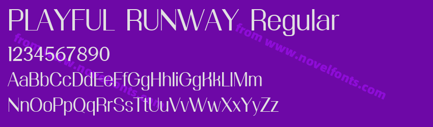 PLAYFUL RUNWAY RegularPreview PLAYFUL RUNWAY RegularPreview