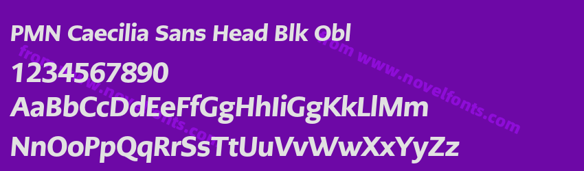 PMN Caecilia Sans Head Blk OblPreview PMN Caecilia Sans Head Blk OblPreview