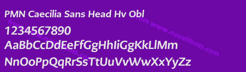 PMN Caecilia Sans Head Hv OblPreview PMN Caecilia Sans Head Hv OblPreview
