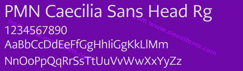 PMN Caecilia Sans Head RgPreview PMN Caecilia Sans Head RgPreview
