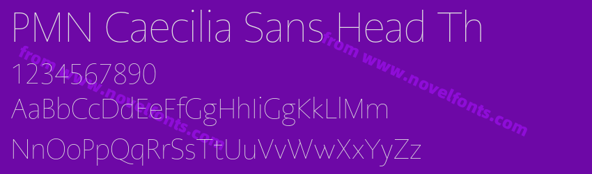 PMN Caecilia Sans Head ThPreview PMN Caecilia Sans Head ThPreview