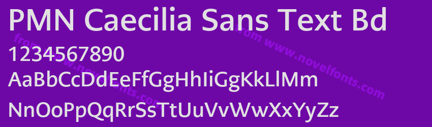 PMN Caecilia Sans Text BdPreview PMN Caecilia Sans Text BdPreview
