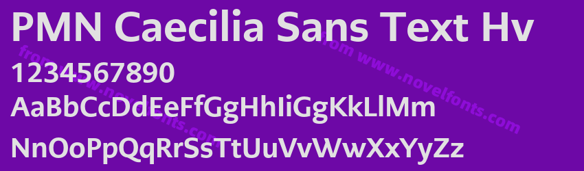 PMN Caecilia Sans Text HvPreview PMN Caecilia Sans Text HvPreview