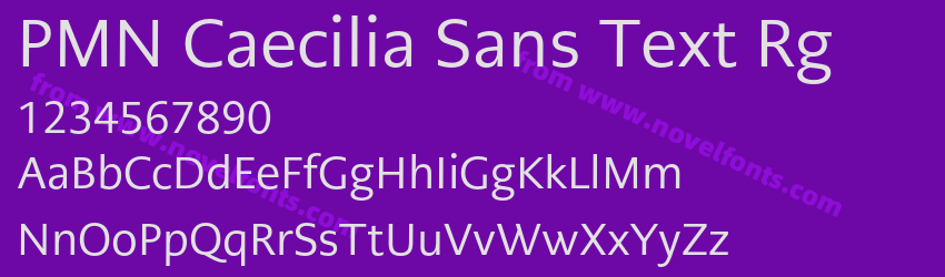 PMN Caecilia Sans Text RgPreview PMN Caecilia Sans Text RgPreview