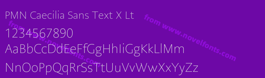 PMN Caecilia Sans Text X LtPreview PMN Caecilia Sans Text X LtPreview