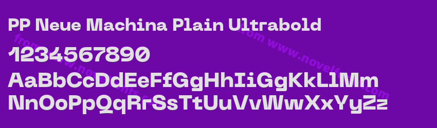 PP Neue Machina Plain UltraboldPreview PP Neue Machina Plain UltraboldPreview