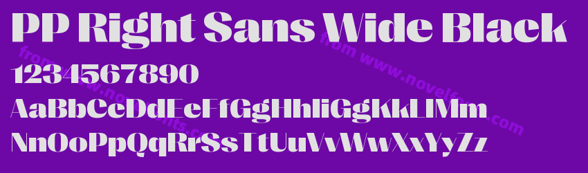 PP Right Sans Wide BlackPreview PP Right Sans Wide BlackPreview