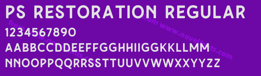 PS Restoration RegularPreview PS Restoration RegularPreview