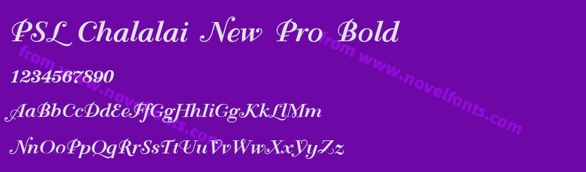 PSL Chalalai New Pro BoldPreview PSL Chalalai New Pro BoldPreview