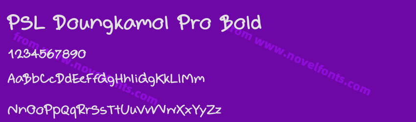 PSL Doungkamol Pro BoldPreview PSL Doungkamol Pro BoldPreview