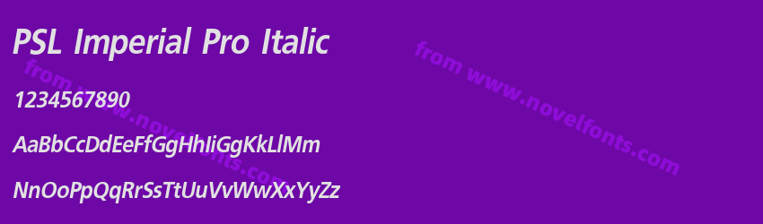 PSL Imperial Pro ItalicPreview PSL Imperial Pro ItalicPreview