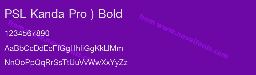 PSL Kanda Pro ) BoldPreview PSL Kanda Pro ) BoldPreview