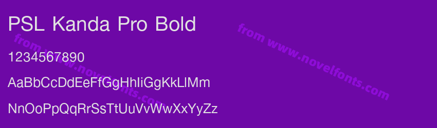 PSL Kanda Pro BoldPreview PSL Kanda Pro BoldPreview