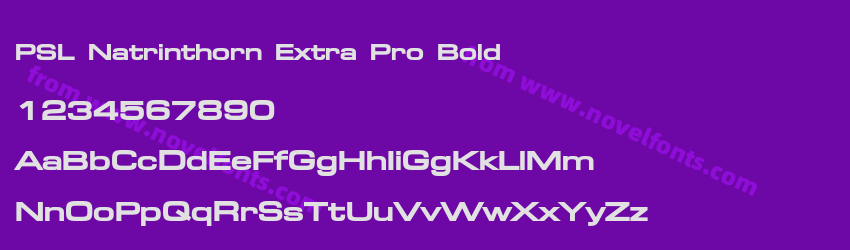 PSL Natrinthorn Extra Pro BoldPreview PSL Natrinthorn Extra Pro BoldPreview