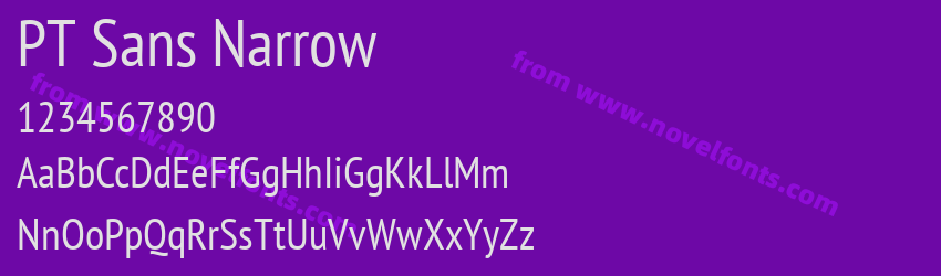 PT Sans NarrowPreview PT Sans NarrowPreview