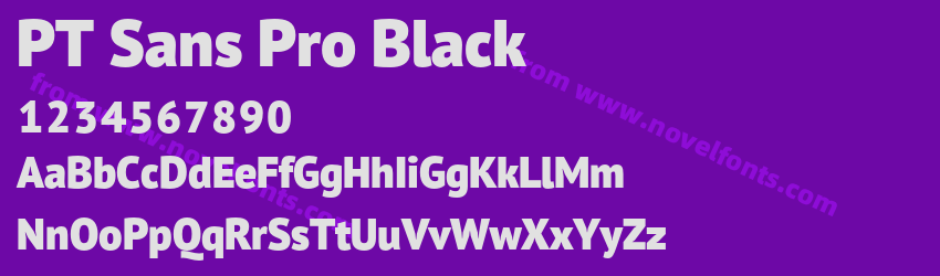PT Sans Pro BlackPreview PT Sans Pro BlackPreview