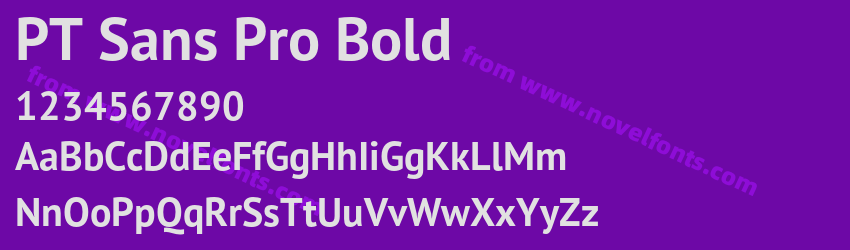 PT Sans Pro BoldPreview PT Sans Pro BoldPreview