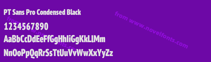 PT Sans Pro Condensed BlackPreview PT Sans Pro Condensed BlackPreview