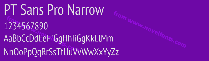PT Sans Pro NarrowPreview PT Sans Pro NarrowPreview