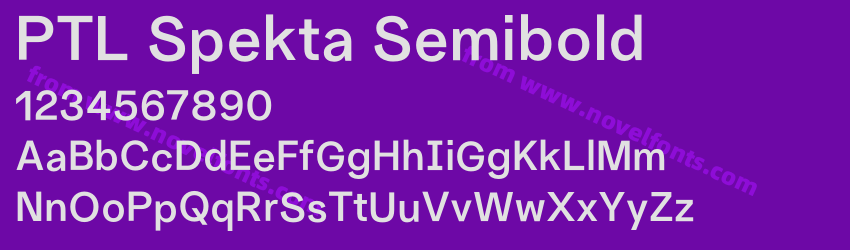 PTL Spekta SemiboldPreview PTL Spekta SemiboldPreview