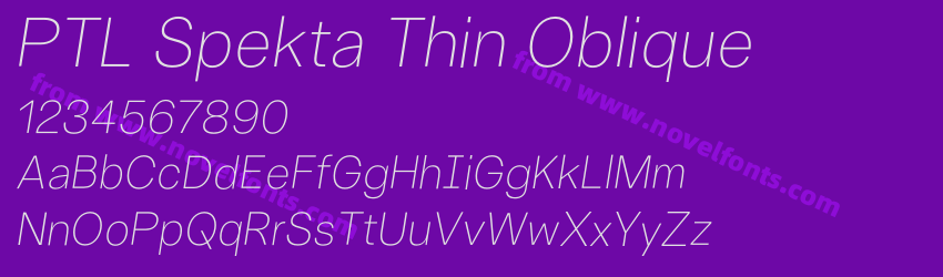 PTL Spekta Thin ObliquePreview PTL Spekta Thin ObliquePreview
