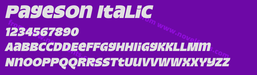 Pageson ItalicPreview Pageson ItalicPreview