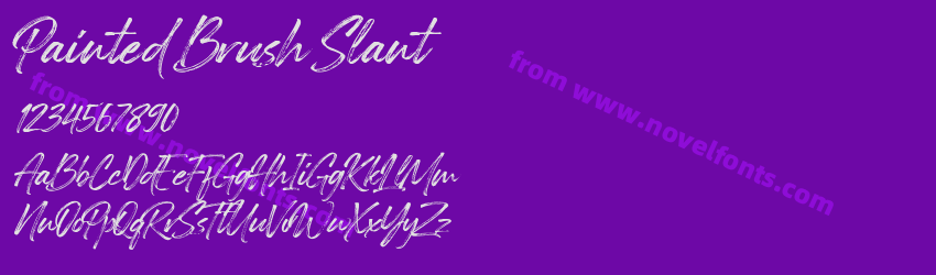 Painted Brush SlantPreview Painted Brush SlantPreview