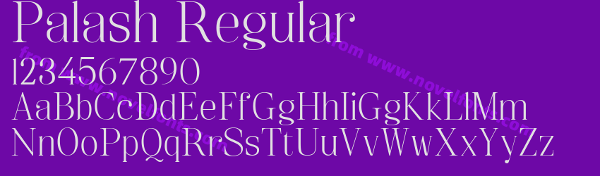 Palash RegularPreview Palash RegularPreview