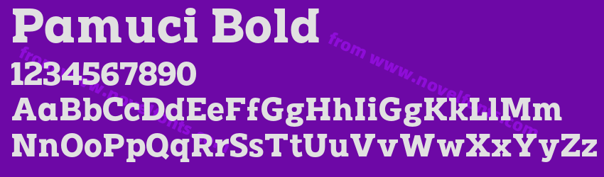 Pamuci BoldPreview Pamuci BoldPreview