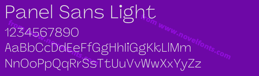 Panel Sans LightPreview Panel Sans LightPreview