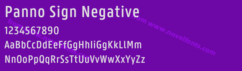 Panno Sign NegativePreview Panno Sign NegativePreview