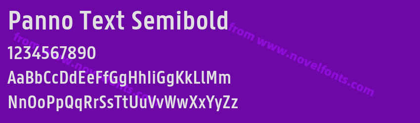 Panno Text SemiboldPreview Panno Text SemiboldPreview