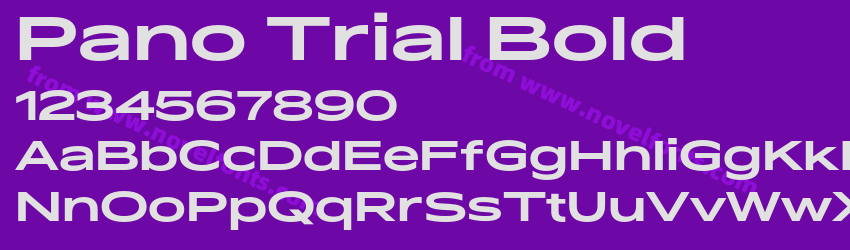 Pano Trial BoldPreview Pano Trial BoldPreview