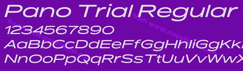 Pano Trial Regular ItalicPreview Pano Trial Regular ItalicPreview