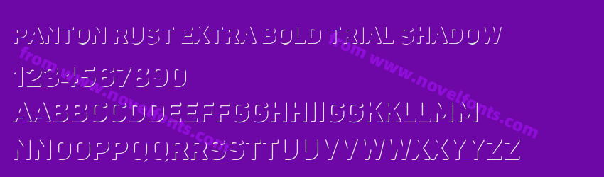 Panton Rust Extra Bold Trial ShadowPreview Panton Rust Extra Bold Trial ShadowPreview